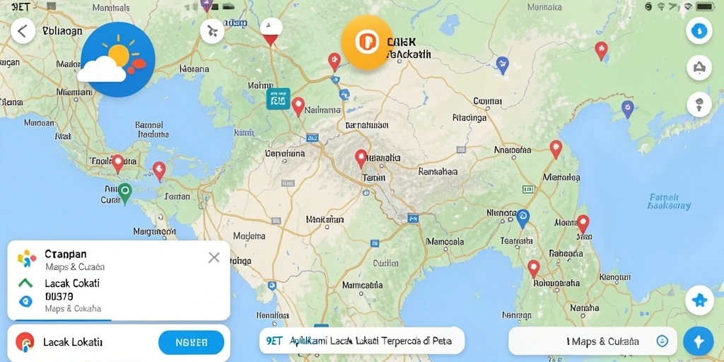 Tampilan antarmuka 9ET dengan fitur pelacakan lokasi real-time.