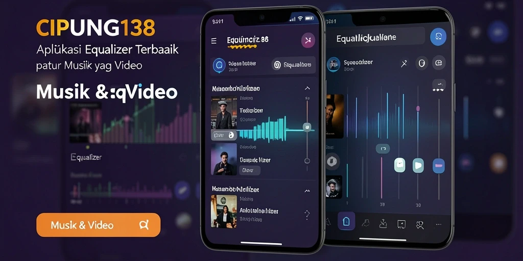 Antarmuka aplikasi Equalizer CIPUNG138 yang intuitif dan menarik.