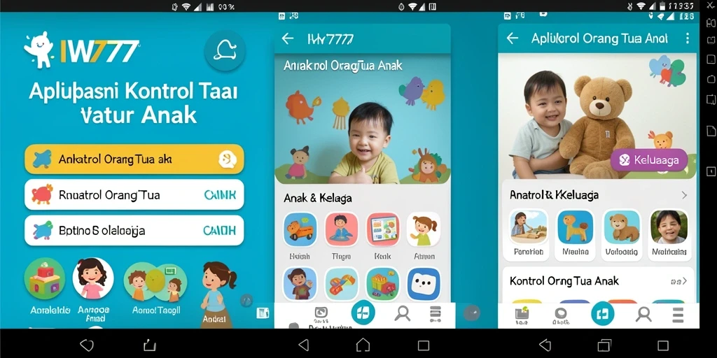 Tampilan antarmuka IW777 yang sederhana dan informatif.