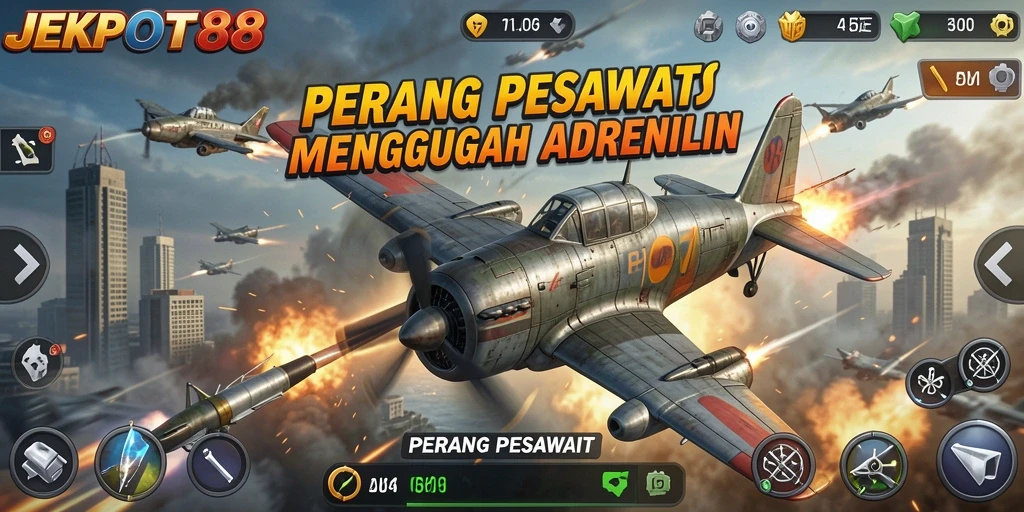 Tampilan antarmuka JEKPOT88 yang dinamis dan intuitif.