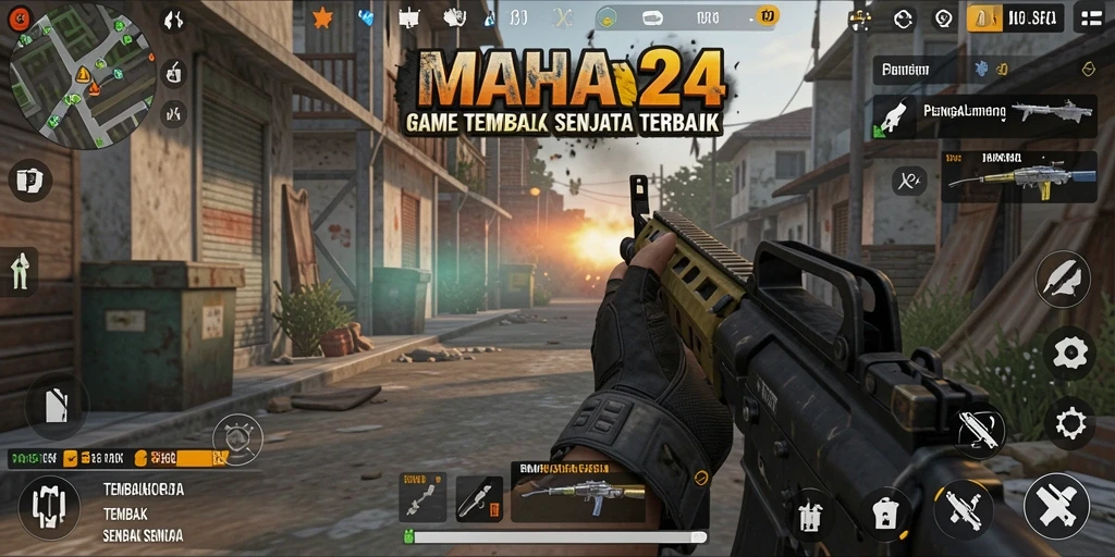 Tampilan antarmuka MAHA24 yang dinamis dan menarik.