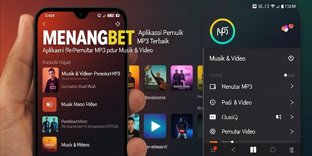 Antarmuka pemutar MP3 yang sederhana dan intuitif pada MENANGBET.