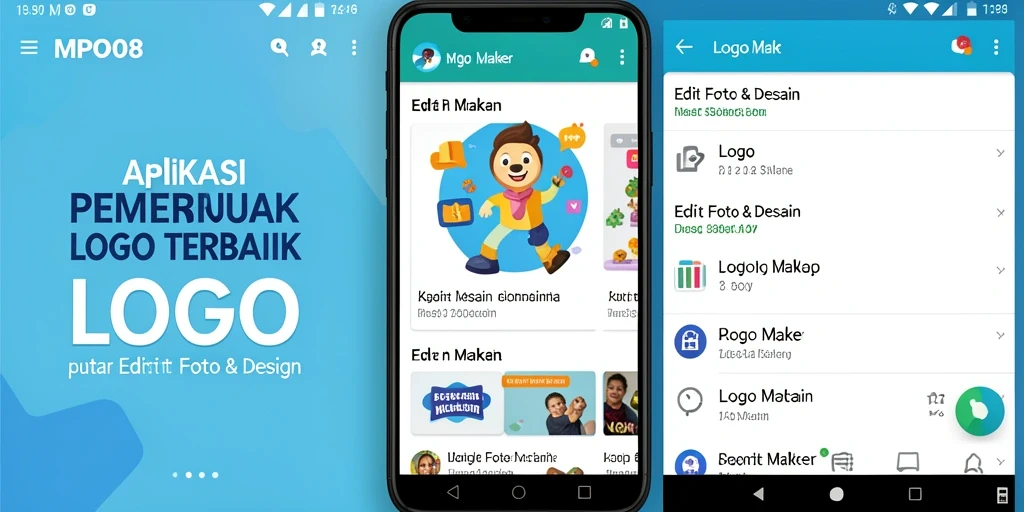 Antarmuka MPO08 yang menarik untuk pembuatan logo.