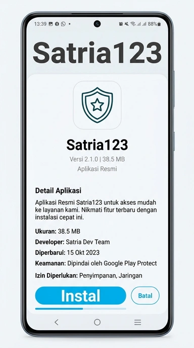 Unduh APK satria123 untuk Pengguna Android di Indonesia
